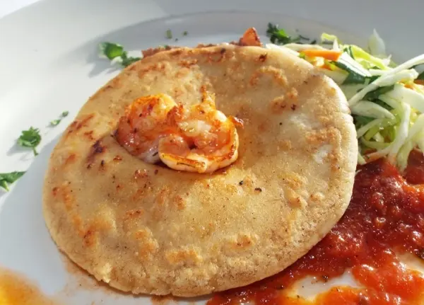 pupusa camaron